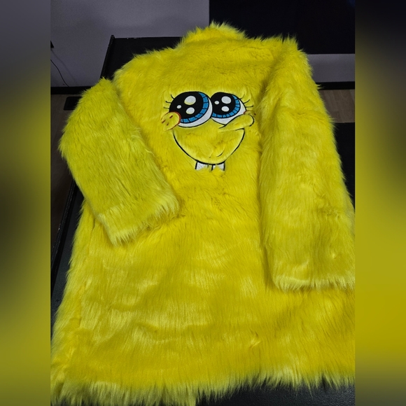 Dolls Kill Spongebob Fur Coat - Picture 2 of 3
